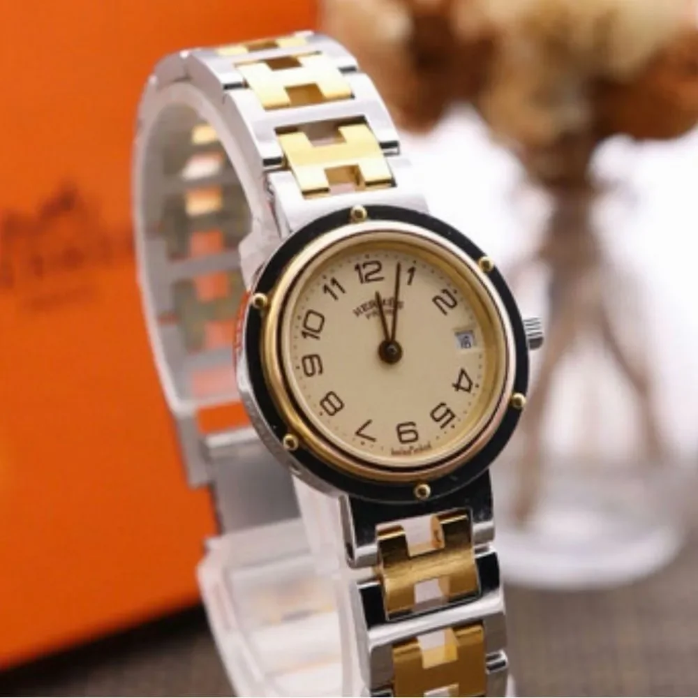 Hermes | Accessories | Hermes Silver Andgold Womens Watch 